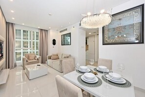 Apartment, City View | Dining - Damac Voleo (Dubai)