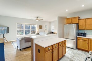 House (2 Bedrooms) | Interior - Hike & Bike! Peaceful Wooded Retreat in Old Fort (Old Fort)