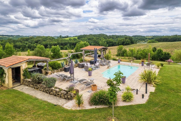 Pool and terraces