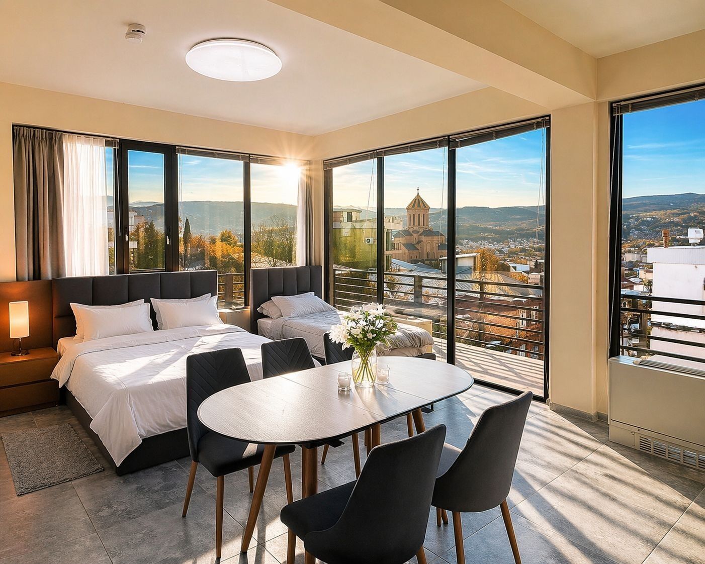 Äänieristys, silitysrauta/-lauta, ilmainen Wi-Fi