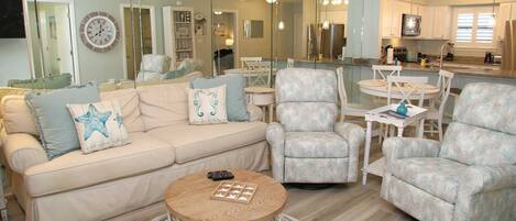 Apartamento, 2 habitaciones | Zona de estar