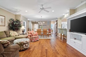 TV, DVD player - New to Rental Market in 2026 Spacious 3 BR/ 3BA Villa in Shipyard (Hilton Head Island)