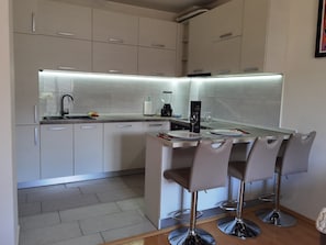 Private kitchen - Adorable 1-bedroom building with AC in charming Niksic (Niksic)