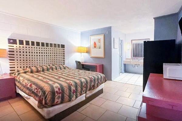 Bedroom. Interior and views may vary based on location and availability