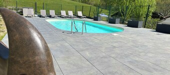 Large house with private spa and heated pool near Gérardmer