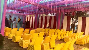 Espace banquet en plein air