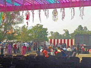 Outdoor dining - Pushkar Prime Resort (Pushkar)