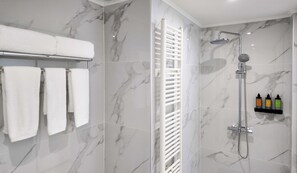 Apartment | Bathroom - Retreat With Private Balcony and Gym (Piraeus)