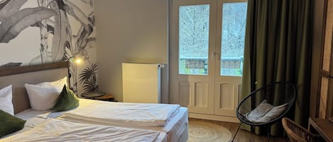Chambre Double pour 1 personne | Bureau, Wi-Fi gratuit