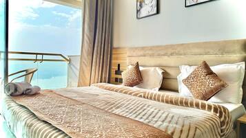 Luxury-Studiosuite, Balkon, Flussblick