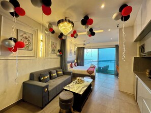 Living area - Mulberry Homes Supernova (Noida)