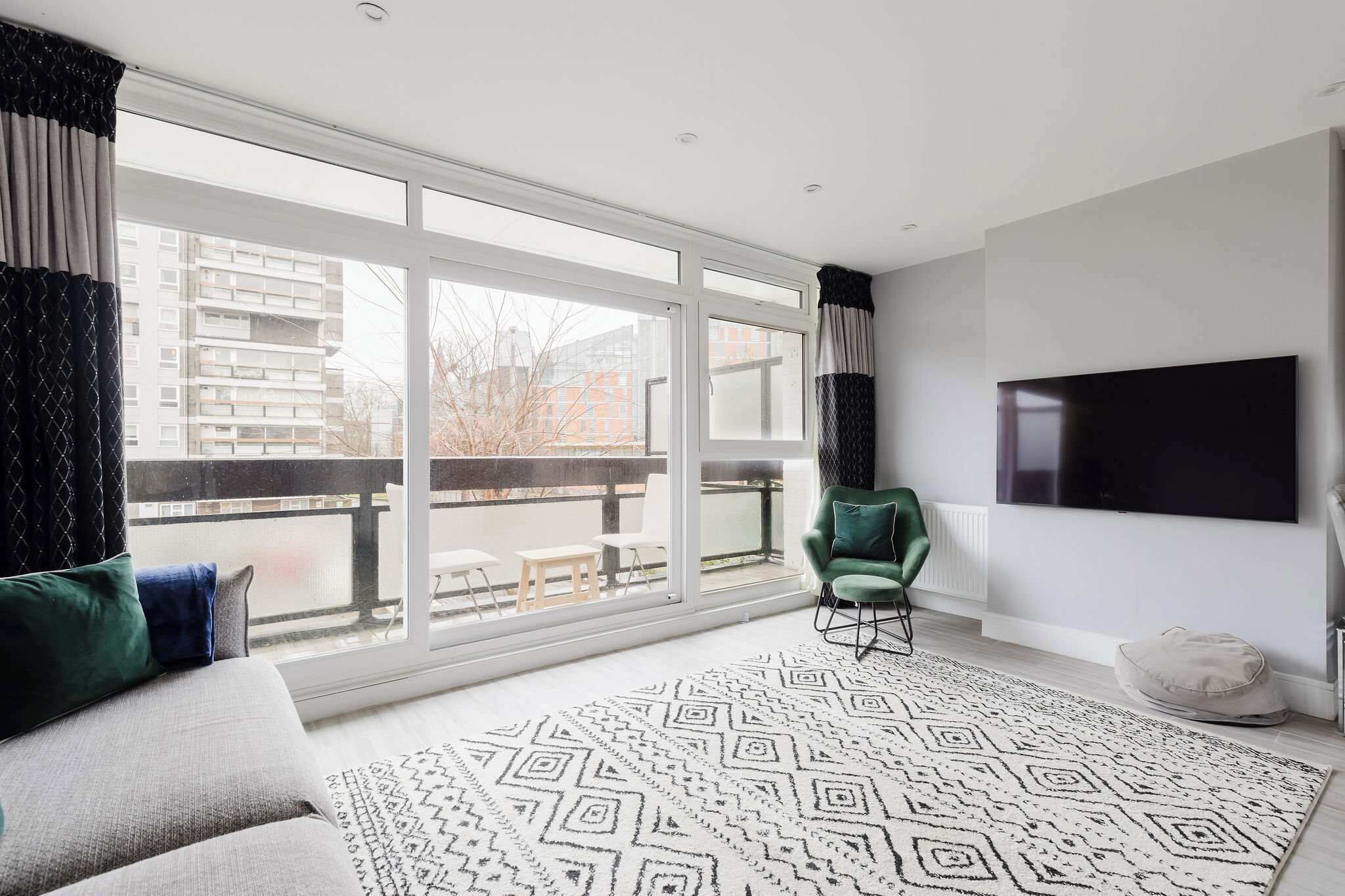 Televisie en een kantoor