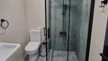 Zelt, Balkon, Bergblick | Badezimmer | Dusche, kostenlose Toilettenartikel, Haartrockner, Handtücher