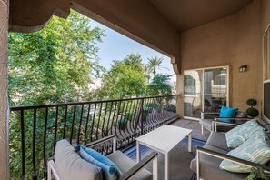 Terrace/patio - Luxe TPC Scottsdale Golf Condo Sleeps 6 w/Pool-Spa (Scottsdale)
