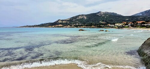 Rent bungalow - sleeps 6 - 100 m from the beach - Large terrace - Lumio (20)