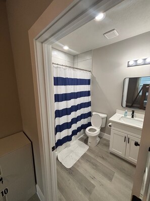 Towels, soap, toilet paper
