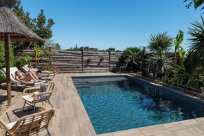 Pool - Charming house in camargue jacuzzi sauna and private pool (Vauvert)