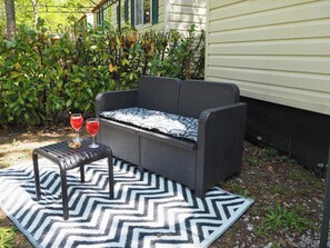 Terrace/patio - Mobile Home in Tuscany | Garden and AC | Relaxed Outdoor Living (Capannole)