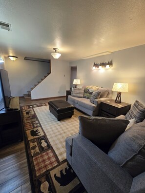 Smart TV, books - Cozy 2-bedroom  basement apartment in a quiet Cheyenne neighborhood. (Cheyenne)