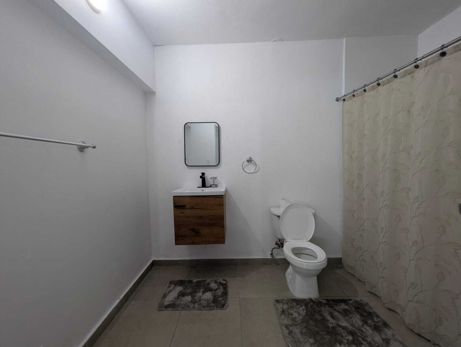 Estudio básico | Baño | Ducha, artículos de higiene personal gratuitos y secador de pelo