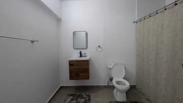 Estudio básico | Baño | Ducha, artículos de higiene personal gratuitos y secador de pelo