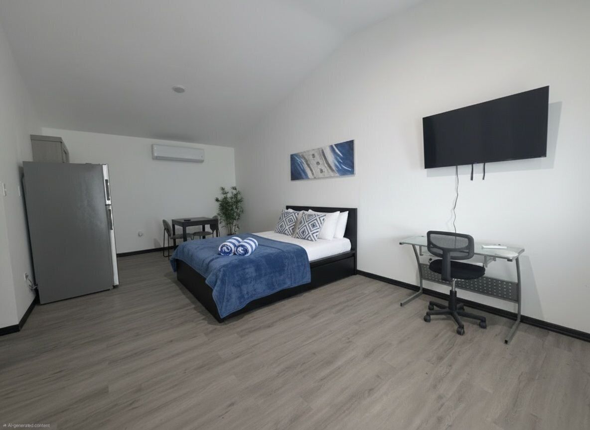 เอ็กซ์คลูซีฟสตูดิโอ | พื้นที่ทำงานแบบใช้แล็ปท็อป, เตารีด/โต๊ะรีดผ้า, Wi-Fi ฟรี