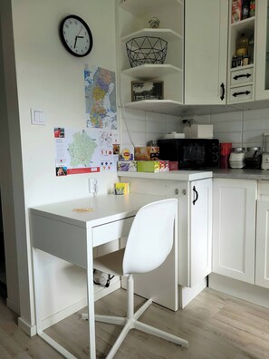 Appartement, 2 slaapkamers, uitzicht op tuin | Interieur