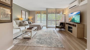 Télévision, cheminée