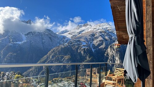 Luxus-Lodge|Panorama-Blick|Kamin|Sauna|Garten|Ruhe