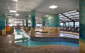 Indoor pool, a heated pool - Beach Stay w/ Outdoor Pool, Lazy River, and  Near Top Attractions | 4 Units (Myrtle Beach)