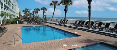 Indoor pool, a heated pool