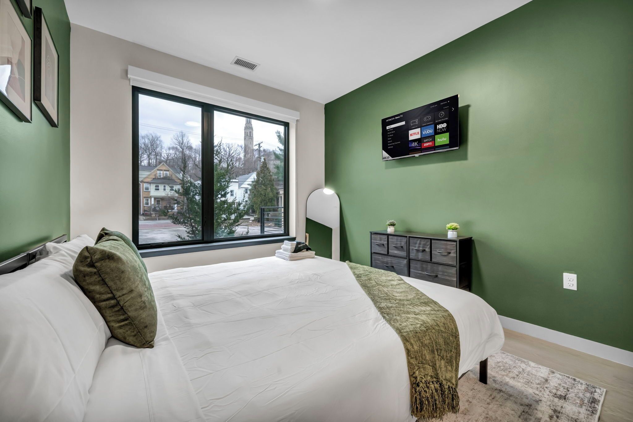 Executive Apartment, 1 King Bed with Sofa bed, Non Smoking, Kitchen | Desk, laptop workspace, blackout drapes, iron/ironing board