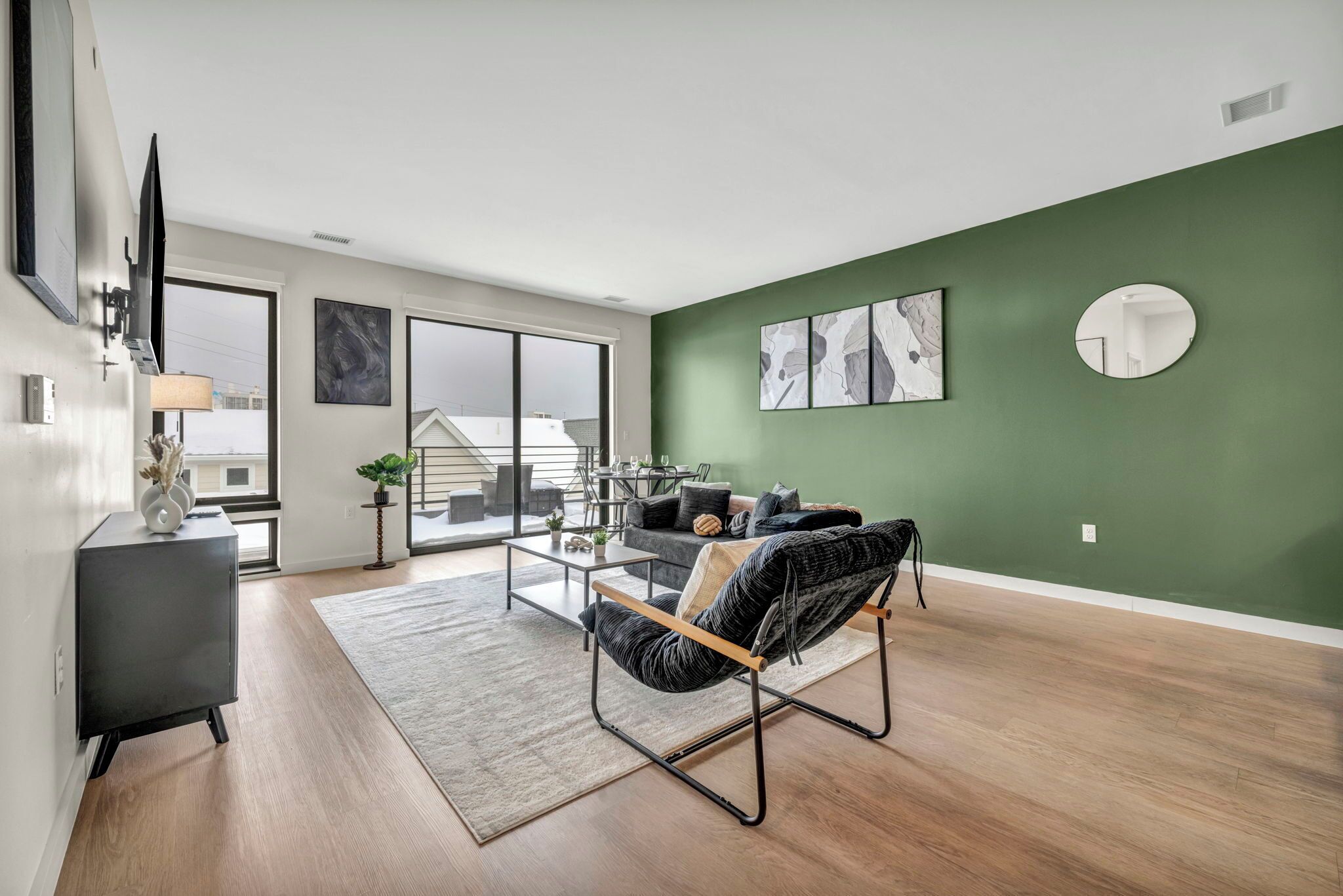 Exklusiv lägenhet - 1 sovrum - icke-rökare - balkong | Vardagsrum