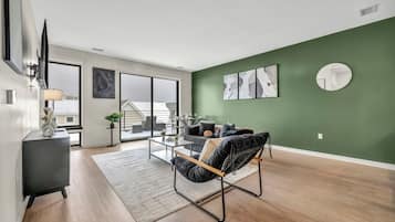 Exklusiv lägenhet - 1 sovrum - icke-rökare - balkong | Vardagsrum