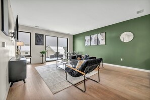 Exklusiv lägenhet - 1 sovrum - icke-rökare - balkong | Vardagsrum