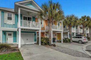 Exterior - Beach Villa with Pools, Lazy River & Hot Tubs — Steps to Barefoot Landing (North Myrtle Beach)