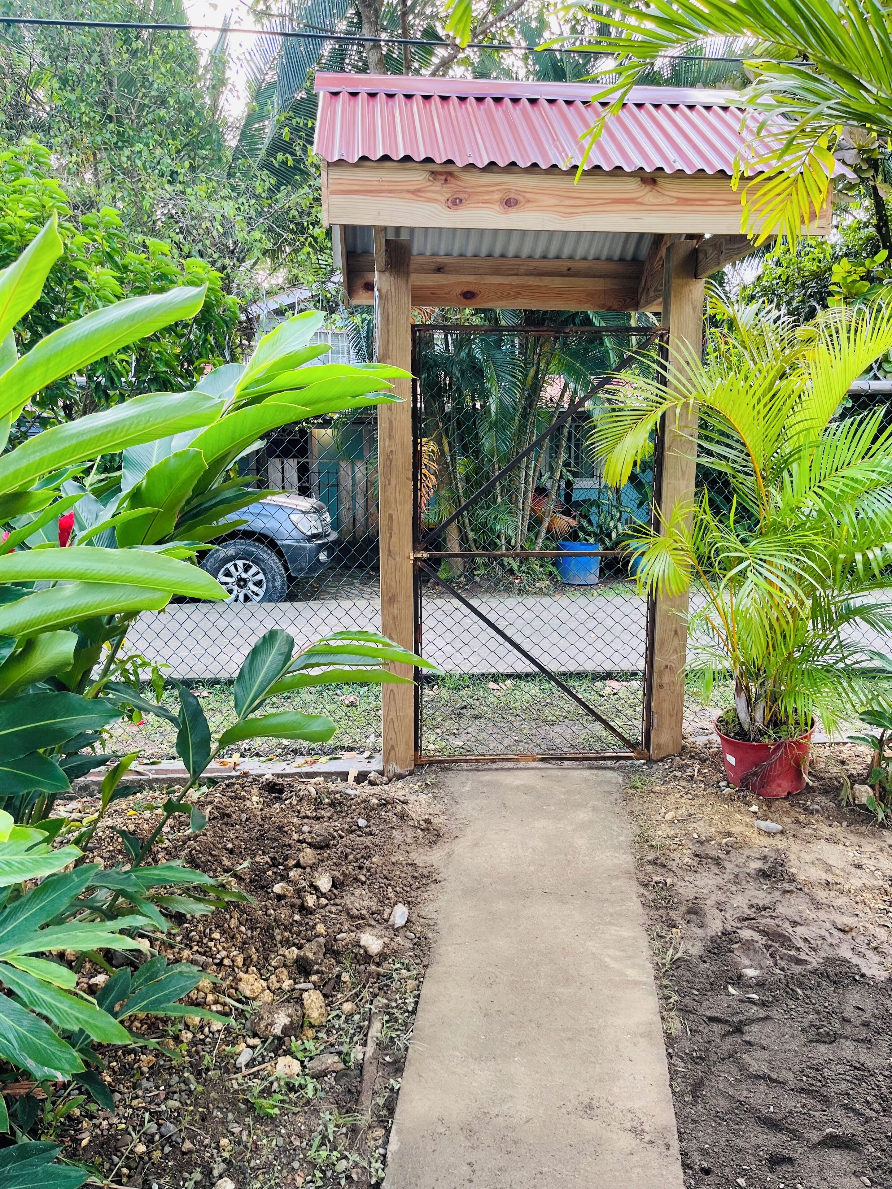 Enceinte de l’hébergement