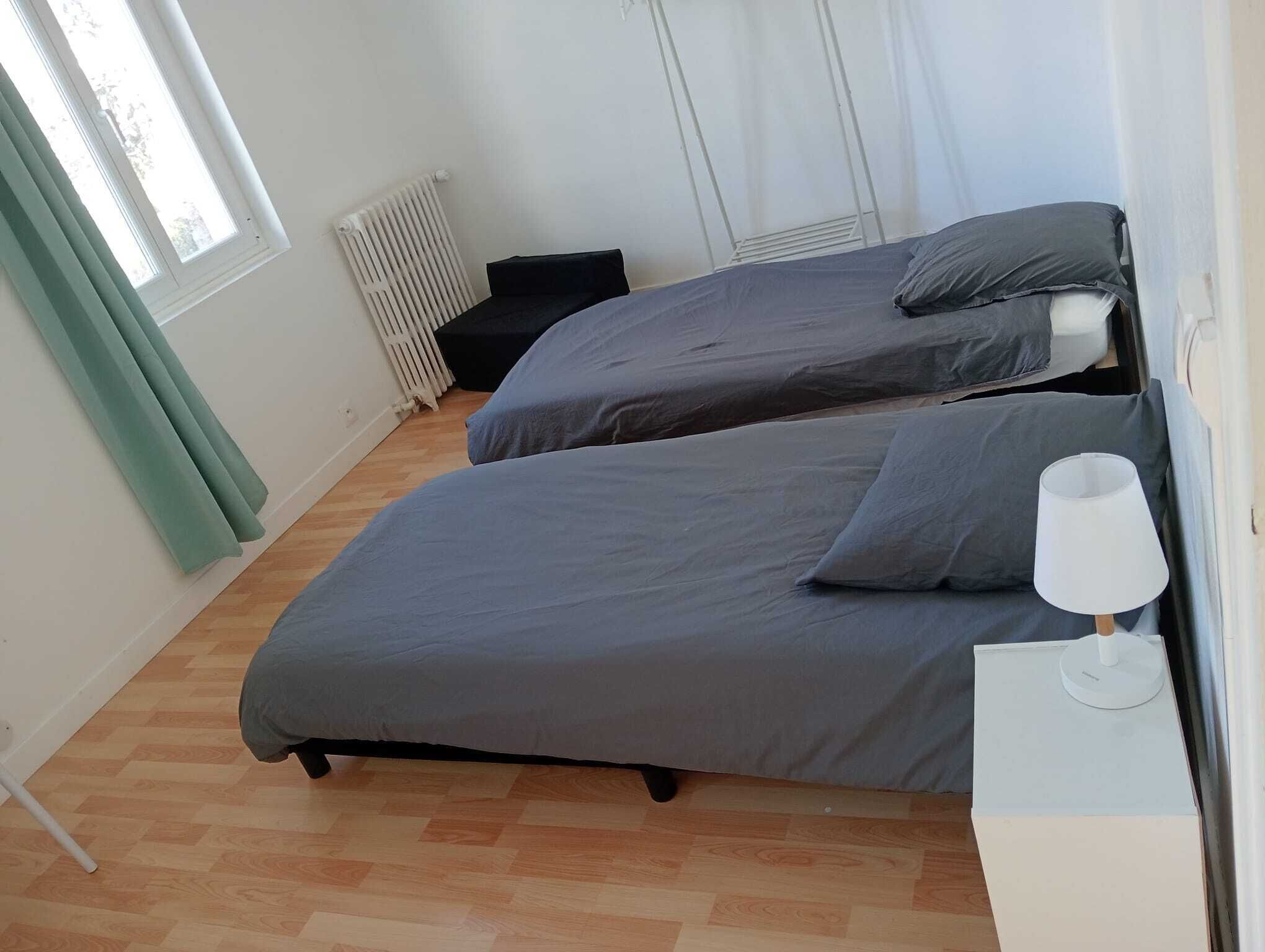 3 chambres, accès Internet