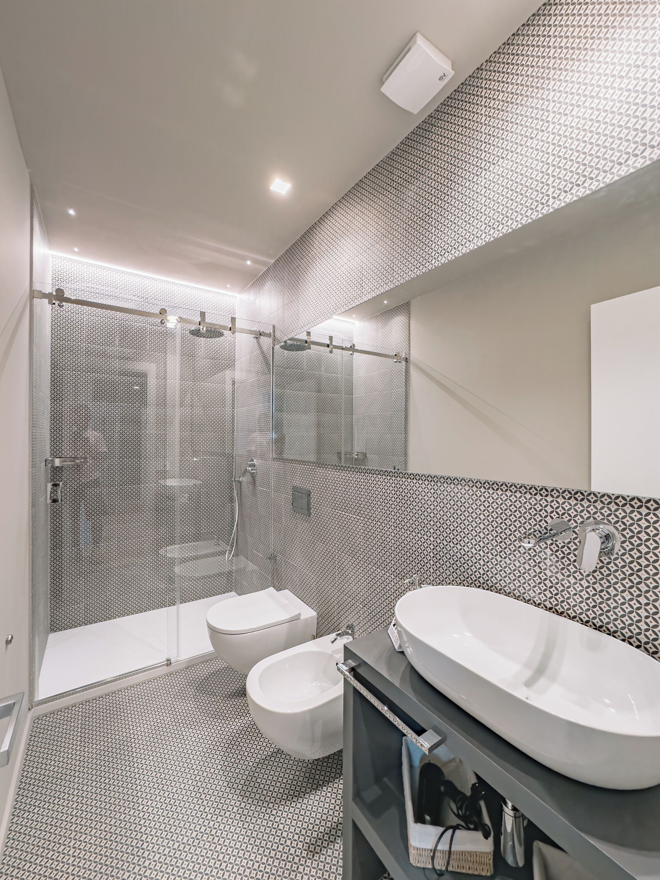 Een douche, gratis toiletartikelen, een haardroger, een bidet