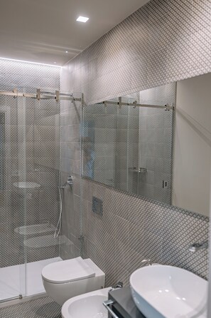 Regadera, amenidades de baño gratuitas, secadora de cabello, bidet