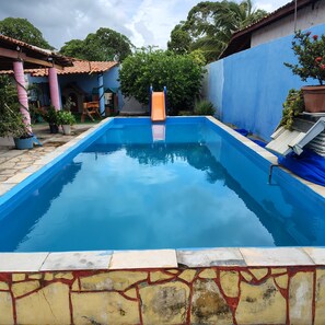 Pool - Recanto do Bené - Vacation home 6km from the beach and 3km from Lagoa das Almécegas. (Boa Vista)