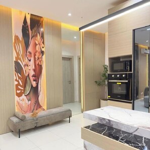 Family Room, Balcony, City View | Interior - Adna Hotel (Lagos)