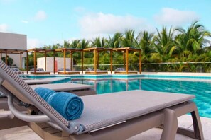 House, 3 Bedrooms, Balcony, Beachside | Pool | Outdoor pool - Casa Areia Baru (Cartagena)