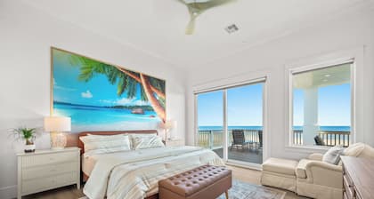 BRAND NEW Beachfront House•Amazing OceanViews•Elevator•BestLocation Galveston!