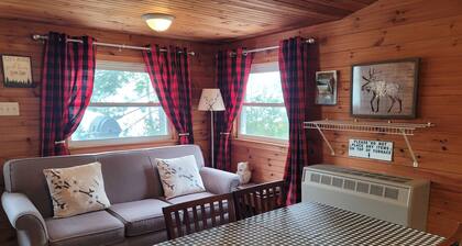 Cozy lakefront cottage near Algonquin with a private dock.