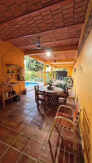 Dining - Casa Anita Pool House in San Pancho - 3 Bedrooms + Full Kitchen + Patio (San Francisco)