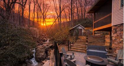 New! Private Waterfall! King Suite~Pet Friendly