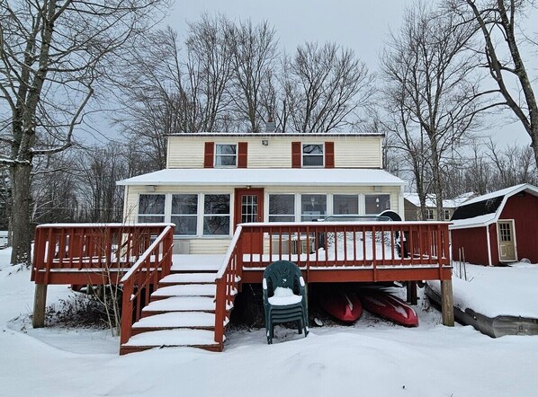 Exterior - Oneida Lakefront Camp- Perfect for Winter and Summer Activities-Lower Unit (Bridgeport)