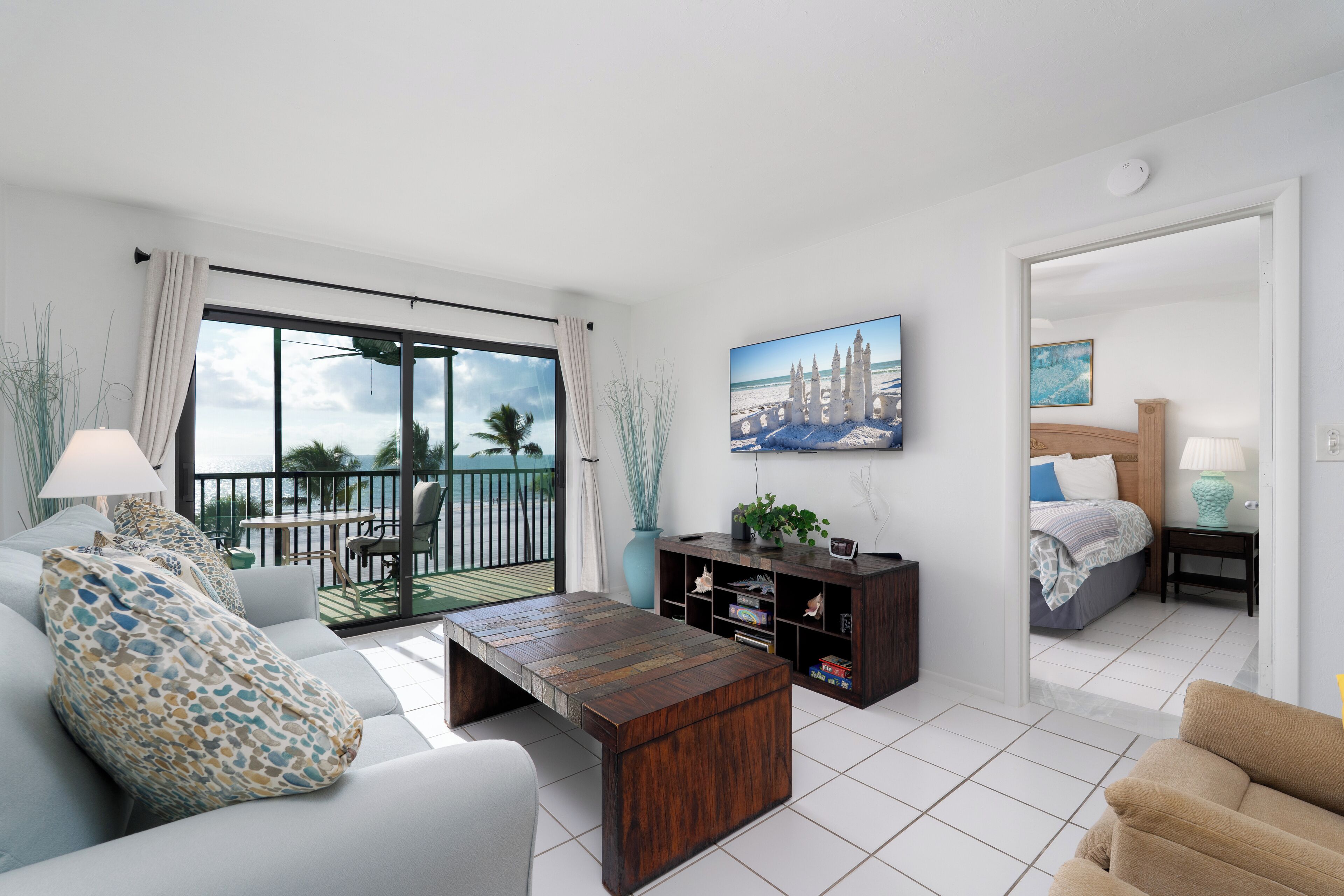 Deluxe-Apartment, Strandblick, Strandnähe | Wohnbereich