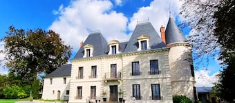 Chambre L'Écrin Végétal - Château, indoor pool & spa